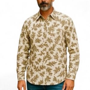 Chaps Ralph Lauren‎ Vintage Long Sleeve Button Up Shirt Size Medium